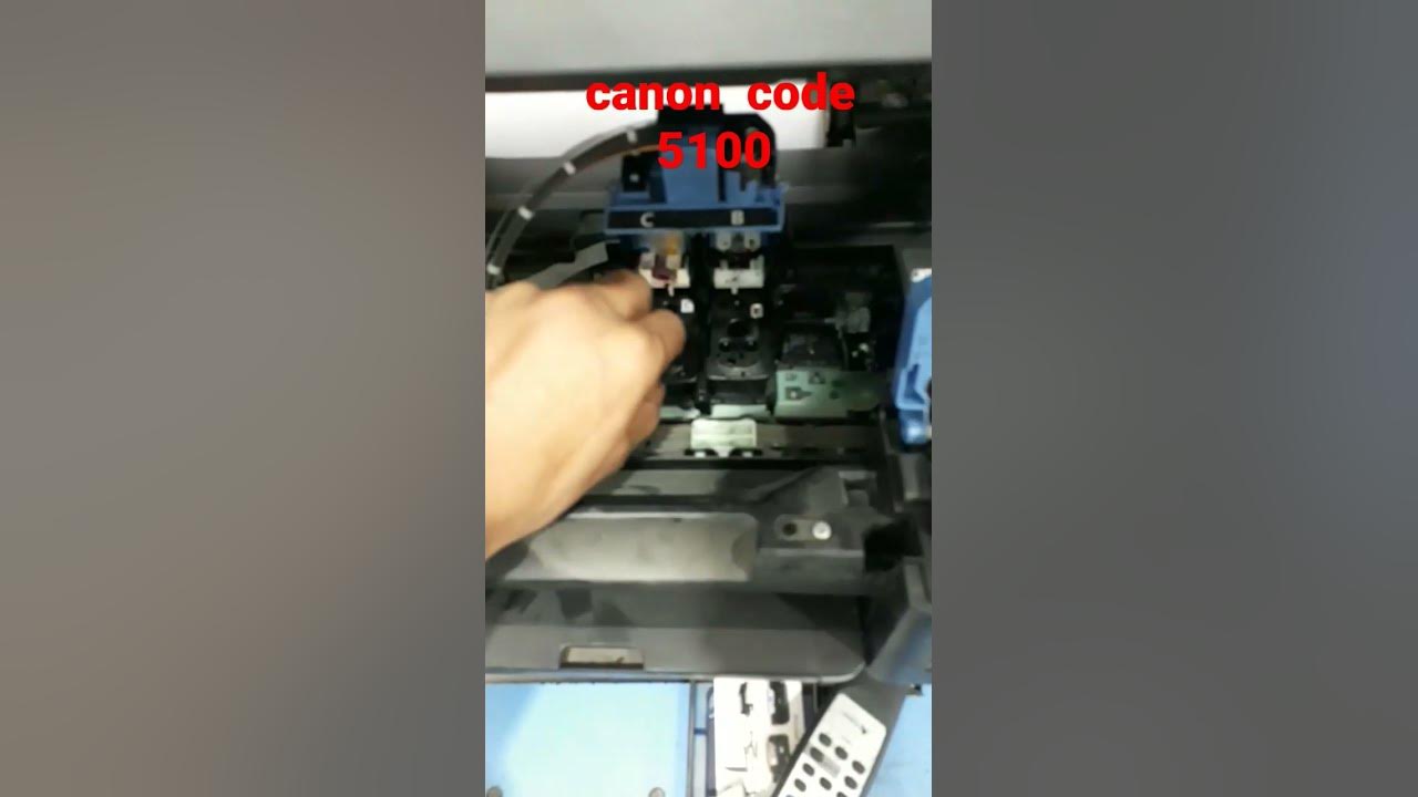 Canon support code 5100 youtube