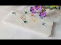 Resin flower rings/beautiful handmade rings/resin