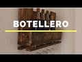 Cómo hacer botellero con palé reciclado