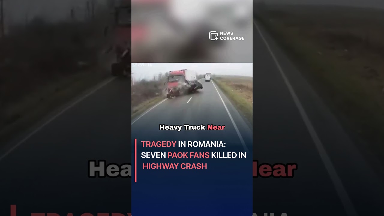 Трагедия в Румынии: семь болельщиков ПАОК погибли в дорожно-транспортном происшествии 