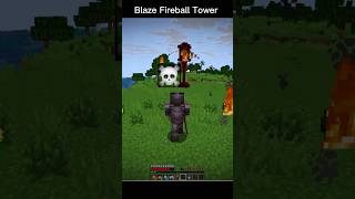Balez Fireball Tower 💀 #minecraft #minecrafttutorial
