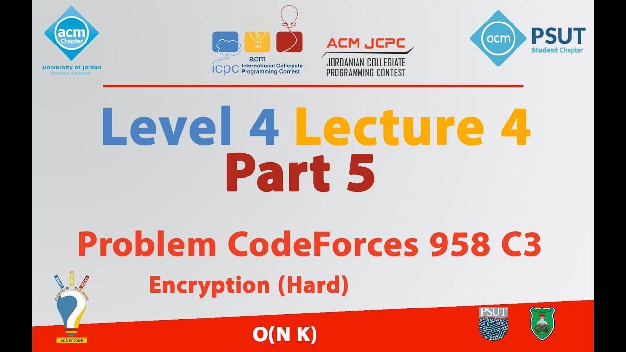 Problem Encryption - CF 958C3 - O(N K) | Level 4 Lecture 4 Part 5 - JCPC Summer Training 2018