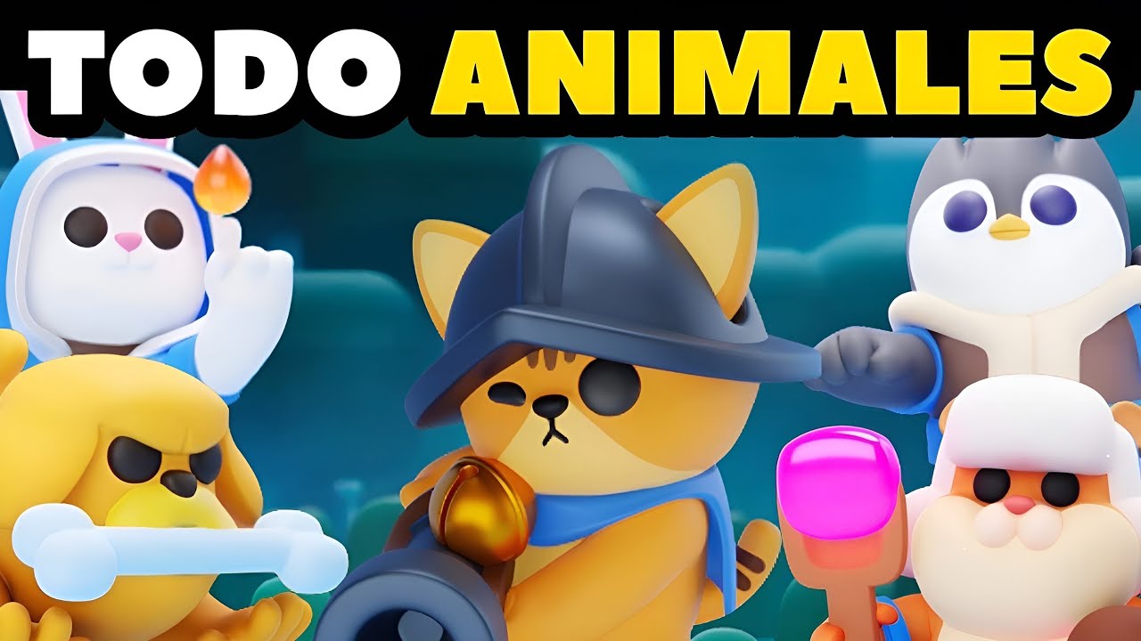 MAZO DE ANIMALES EN CLASH MINI (skins)