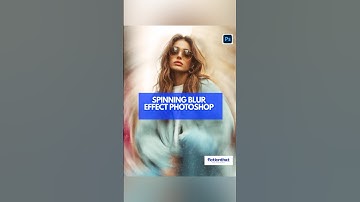 Create Spinning Blur Effect in Photoshop | Easy Motion Blur Tutorial #photoediting #tutorial