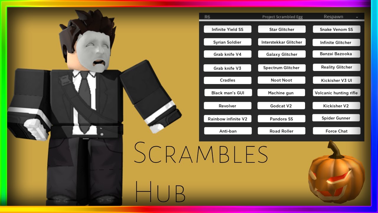 Roblox Serverside Script Showcase Scrambles Hub Youtube