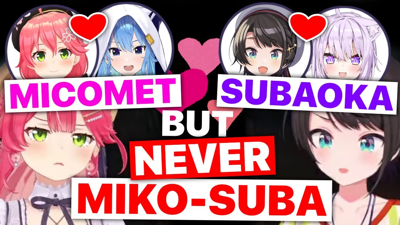 Why No MikoSuba Tee-Tee Art? It's Always Micomet Or Subaoka (Miko & Subaru / Hololive) [Eng Subs]