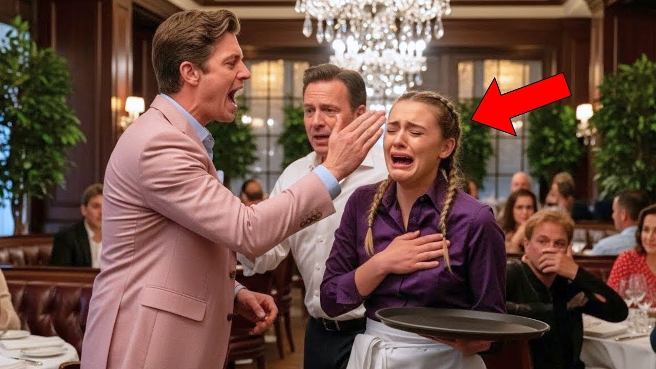 Le milliardaire gifle la serveuse timide — il gèle quand elle appelle son père