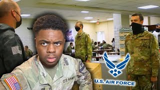 Army Soldier Reacts to US Air Force Basic Training | Easier Than Expected