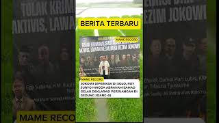 Download Lagu JOKOWI DI PERIKSA DI SOLO, ROY SURYO HINGGA ABRAHAM SAMAD GELAR DEKLARASI PERJUANGAN DI GEDUNG JOANG MP3