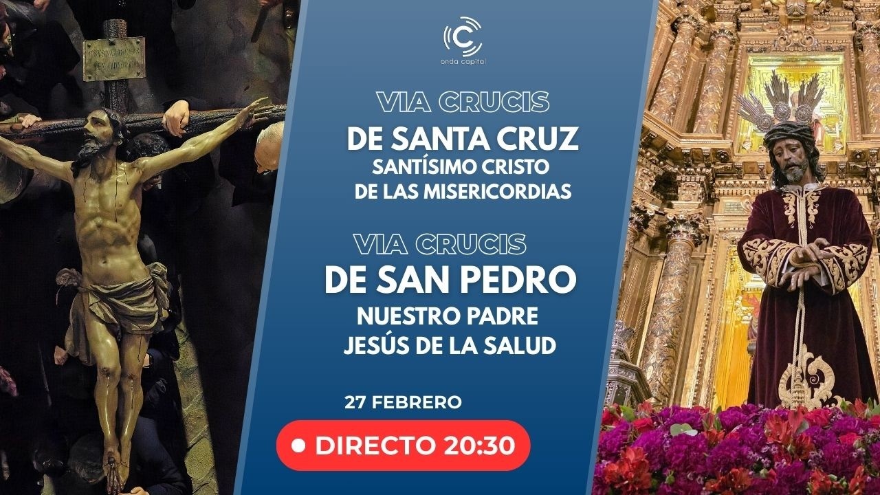 EN DIRECTO: Vía Crucis de Santa Cruz y Vía Crucis de San Pedro