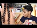 Twist Out Using A Comb?? I Might've Did Something 🤔 .. Might've Not | Twist Out On Type 4 Hair