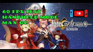 [NSWITCH] Fate/EXTELLA | 60 FPS Cheat Code Test on Hanheld Mode + Official MAX OC