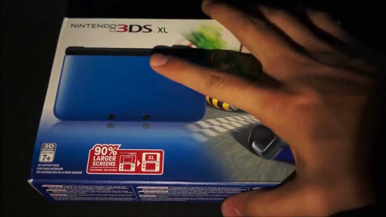 Nintendo 3DS XL MarioKart 7 Edition Unboxing YouTube