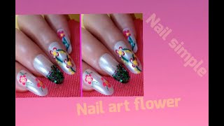 Flower Nail Art Easy And Simple