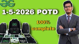GeeksforGeeks POTD Solution | 01-05-2026 | Kth Largest in a Stream | Step-by-Step Explanation