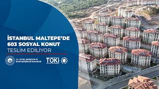 İstanbul Maltepe Atışokulu Mahallesi'nde 6️⃣0️⃣3️⃣ sosyal konut inşa ettik.