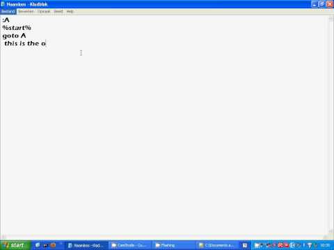 How to make a cmd bomb?Easy + code