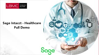 Sage Intacct Full Healthcare Demo