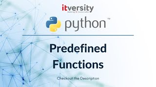 Mastering Python - Predefined Functions - 04 Overview of Strings