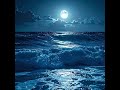 4K Cinematic Moonlit Ocean Waves | Deep Relaxing Dark Sea Sounds for Sleep, Study &amp; Meditation
