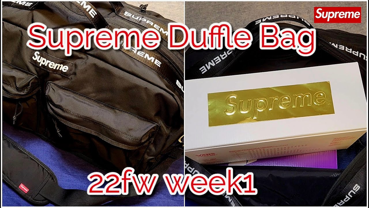 Supreme Duffle Bag 22fw week1 シュプリーム ダッフルバッグ