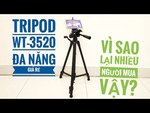 Video Chân Đế Điện Thoại Máy Ảnh Tripod WT-3520 | tại sao... - youtube