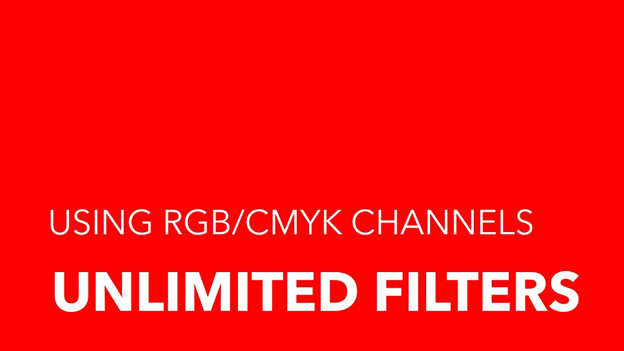 Affinity Photo Tutorial - Creative Color filters/grading using the power of separated RGB layers