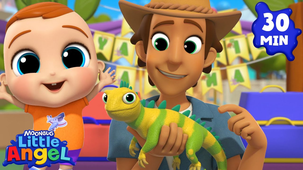 The Reptiles Show |  Little Angel - Full Episode | Kids TV Shows Full Episodes