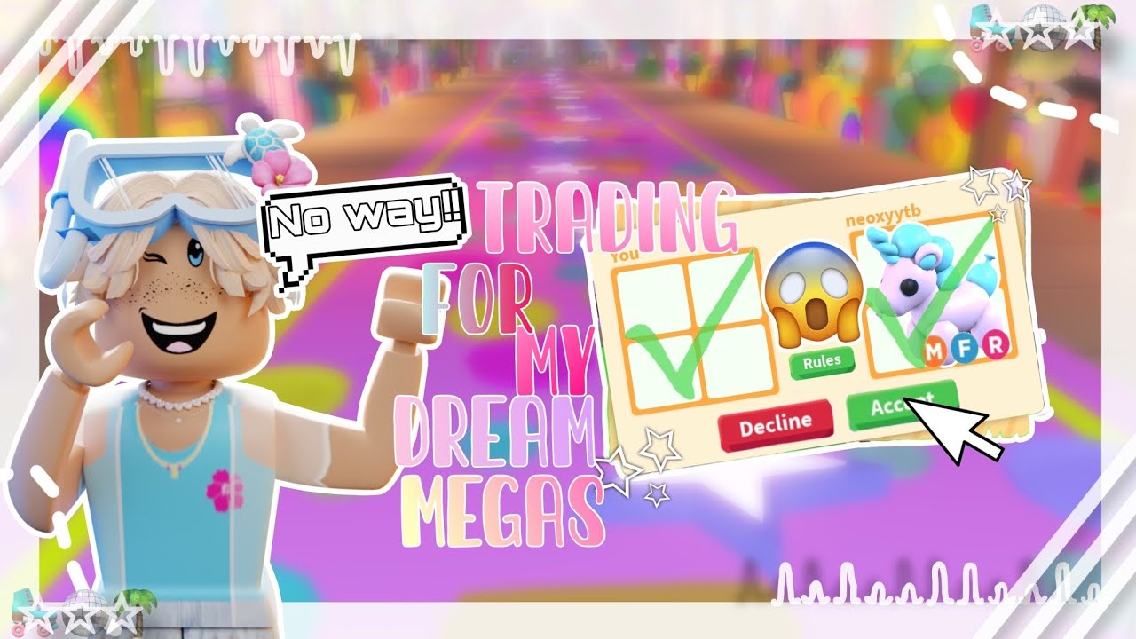 TRADING FOR MY DREAM PETS DAY 1😱🌺 