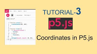 Coordinates in p5js I Tutorial-3 I P5.js