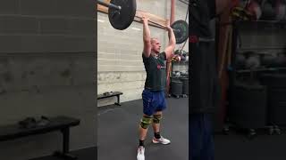 Thrusters exercise 95lb | #youtubeshort #thrusters