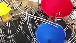 Bandai Spacewarp roller coaster with 3 funnels