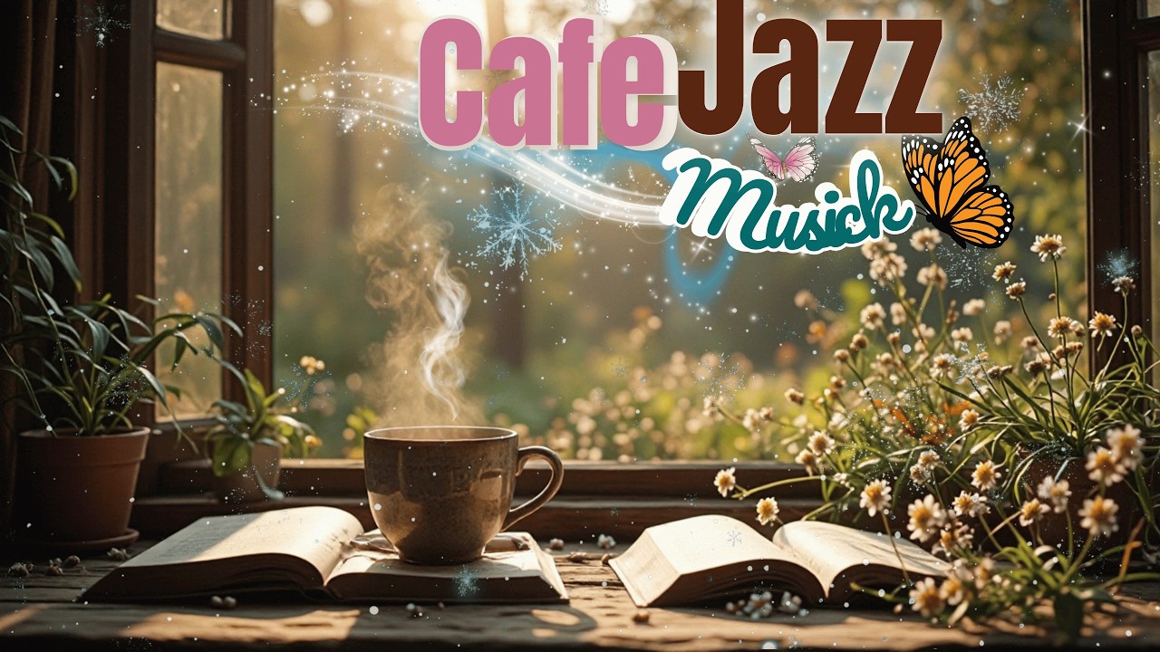 Sweet Spring Morning Jazz☕ Elegant Coffee Music & Smooth Bossa Nova for Relax & Work.