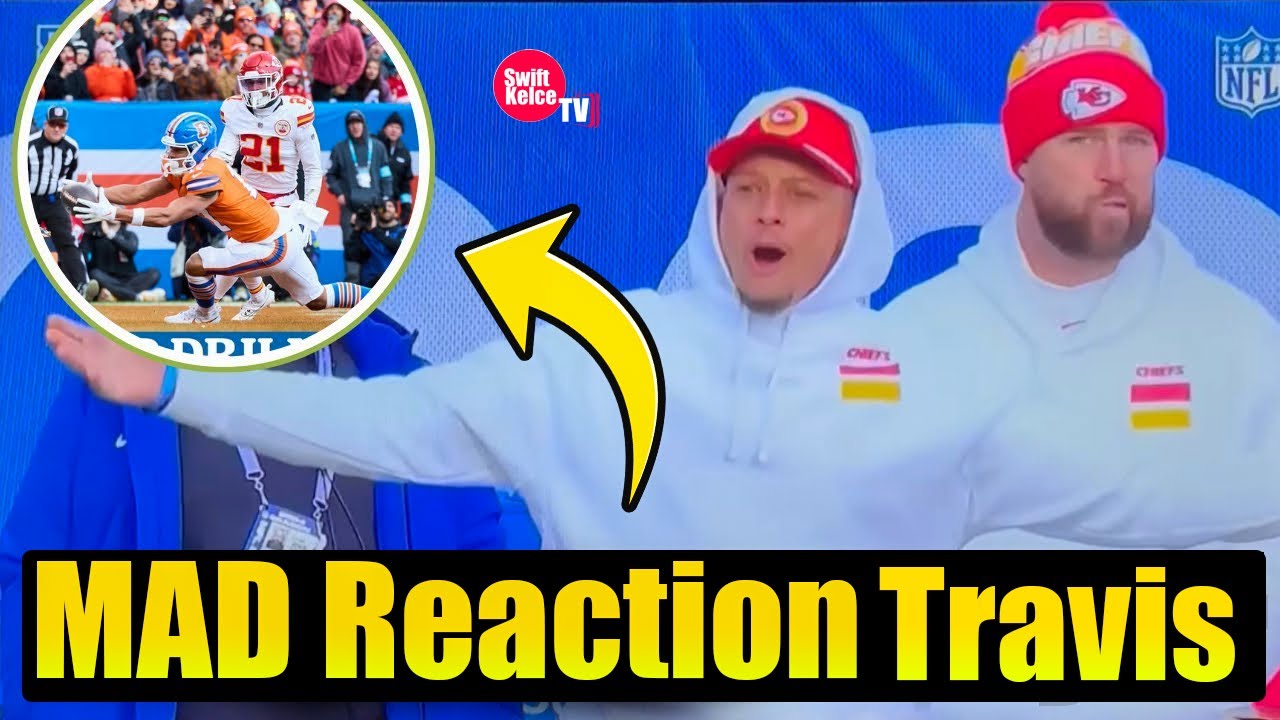 Travis Kelce & Mahomes Go Crazy on the Bench as Broncos Upset Chiefs!