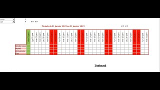 Créer un calendrier le plus simplement possible avec Excel, Préambule screenshot 5