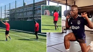 Brian Brobbey 'Reluctantly' Returns To RB Leipzig Training He Didn't Look Thrilled#bundesliga