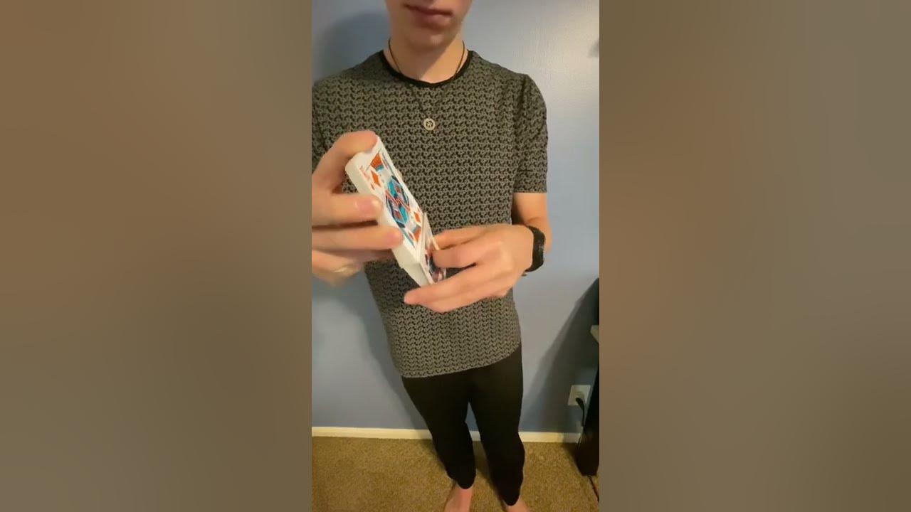 How to do the waterfall shuffle! Easy cardistry tutorial! Magic tricks! (Insane) #shorts