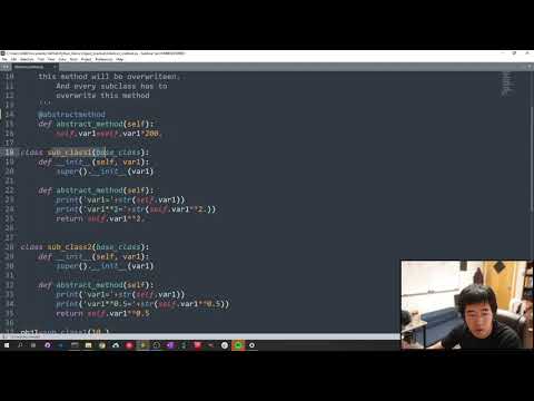 Abstract method, Python Object Oriented Programing