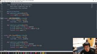 Abstract method, Python Object Oriented Programing