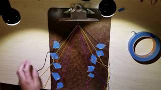 Bordered Chevron/Candy Stripe Bracelet Tutorial