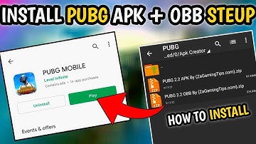 How To Install PUBG APK And OBB FILE || How To Install After Download PUBG APK OR OBB
