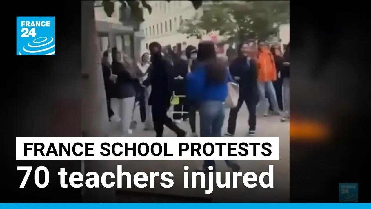 'I could feel the petrol dripping': The violent attacks that have marred France school protests