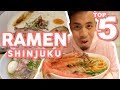 Tokyo Ramen Top 5 Must Eat at Shinjuku | Japanese Food Guide