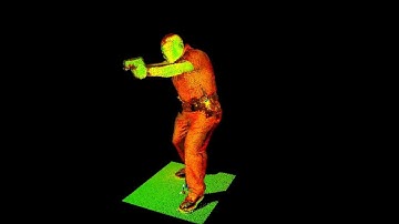 3D laser scan of police officer www.3D-forensic.com