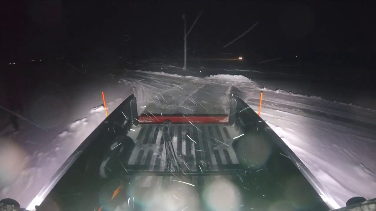 Rebounding Plastic Snow Stakes in Action YouTube