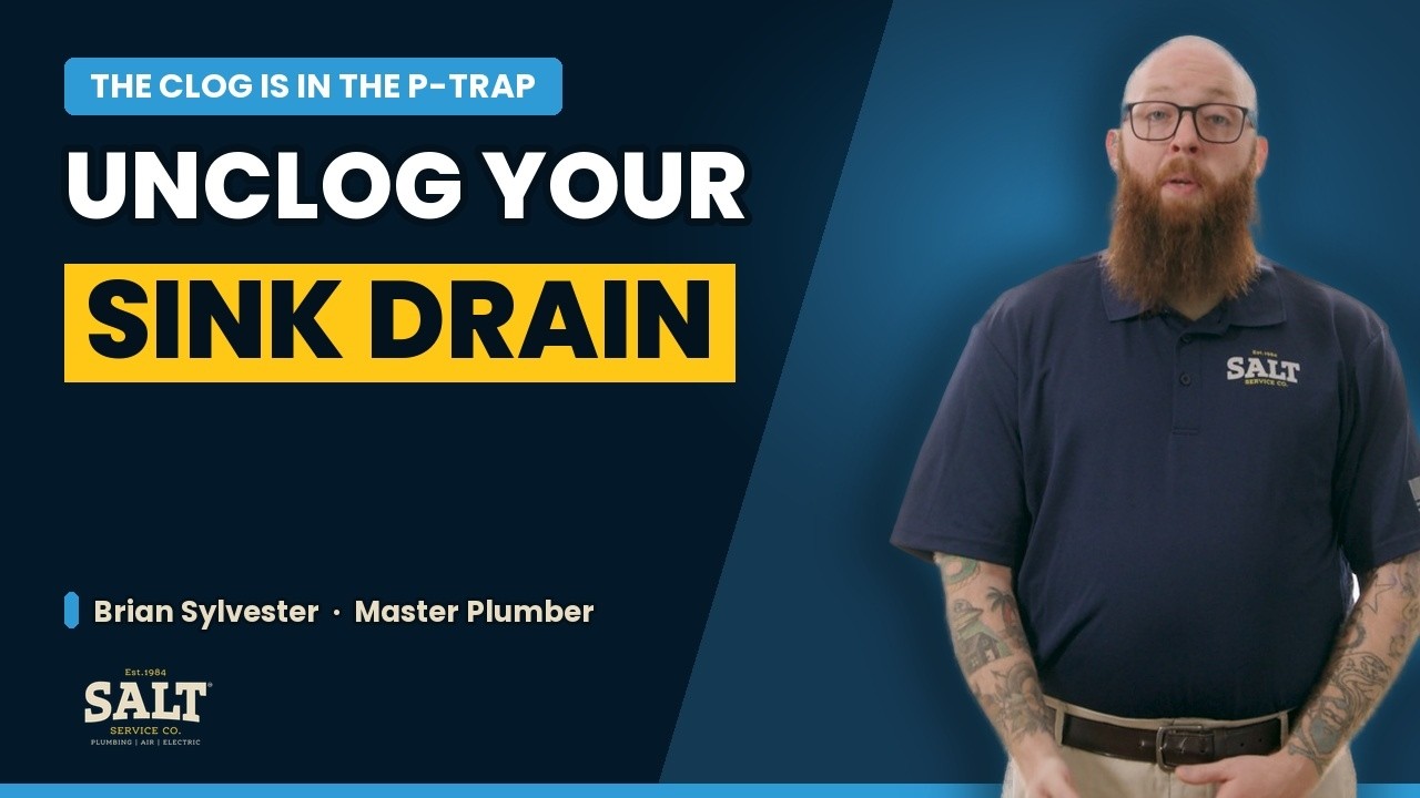 How to Clear a Clogged Sink Drain (P-Trap Method)