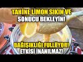 Tahinin İçine Limon Sıkın ve Sonucu Bekleyin! Bağışıklığı Fullüyor!