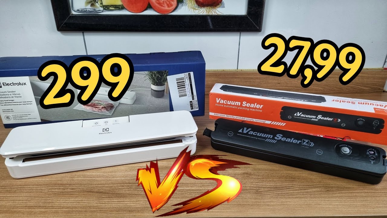 Seladora a vácuo Electrolux VS seladora a vácuo vacuum sealer qual vale a pena comprar?