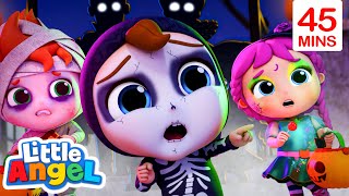 Spooky Halloween Carnival | Little Angel | Songs and Cartoons | Best Videos for Babies