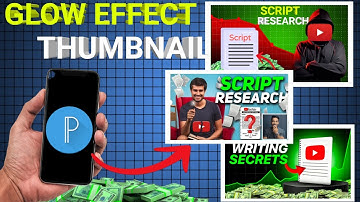 How to Make Glow Effect Thumbnails in Mobile (Pixellab) | how to make thumbnails for youtube